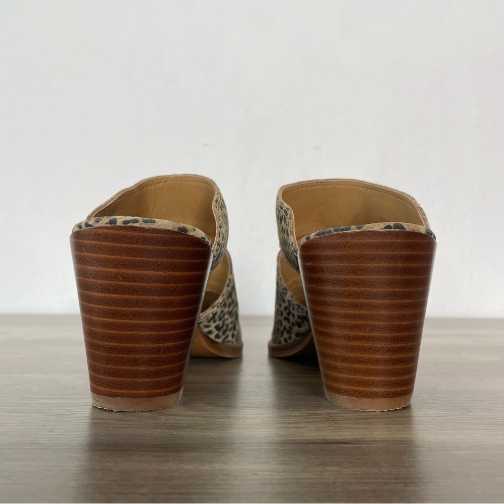 Dolce Vita Tan Leopard Print Mules - Picture 7 of 10